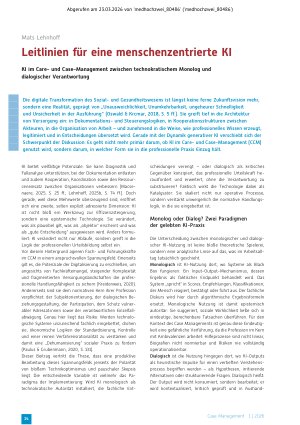 Vorschauseite 1: Leitlinien für eine menschenzentrierte KI