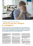 Vorschauseite 1: "Es fehlt an der nötigen Leichtigkeit."