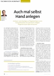 Vorschauseite 1: Auch mal selbst Hand anlegen.