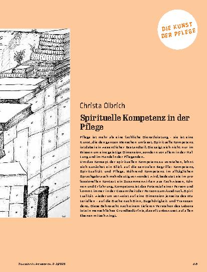 Vorschauseite 2: Spirituelle Kompetenz in der Pflege