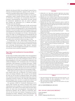 Vorschauseite 4: KISS – Keep it simple and smart Dried Blood Spot und Paper Spray