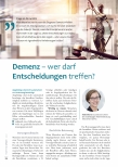 Vorschauseite 1: Demenz - wer darf Entscheidungen treffen?