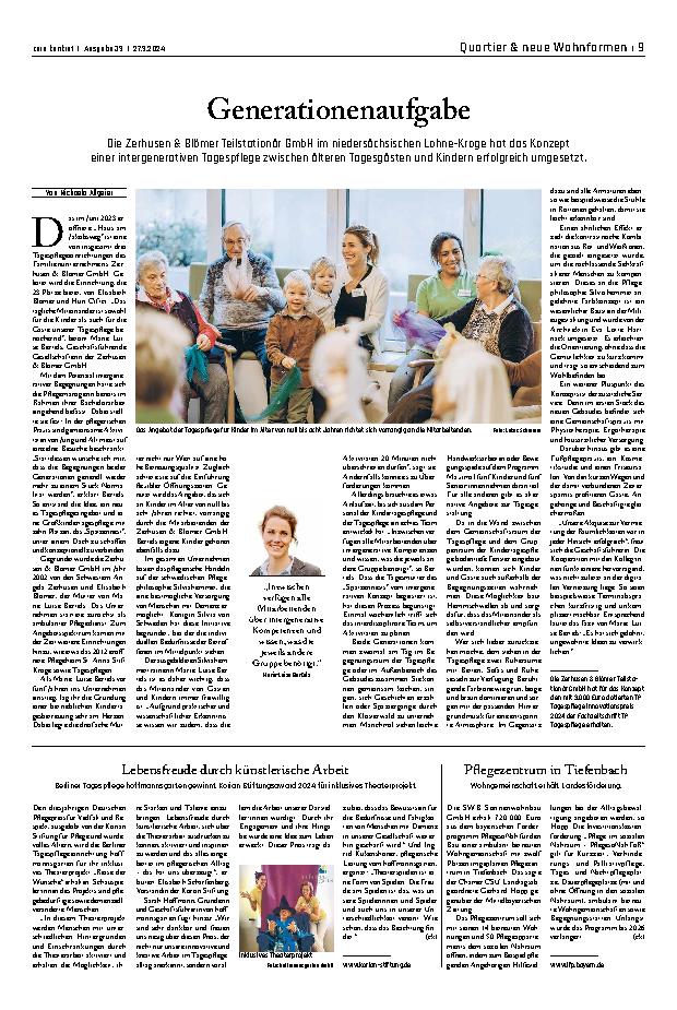 Vorschauseite 1: Generationenaufgabe