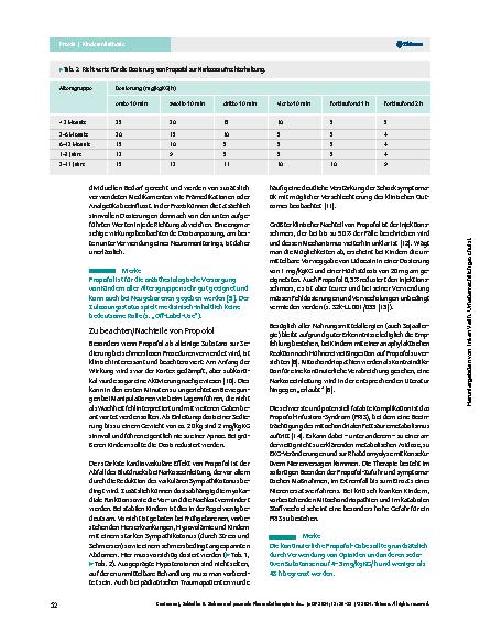 Vorschauseite 3: Sichere und passende Pharmakotherapie in der Kinderanästhesie
