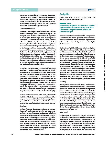 Vorschauseite 5: Sichere und passende Pharmakotherapie in der Kinderanästhesie
