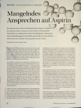 Vorschauseite 1: Mangelndes Ansprechen auf Aspirin