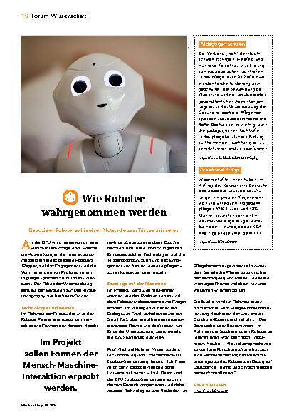 Vorschauseite 1: Wie Roboter wahrgenommen werden