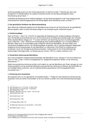 Vorschauseite 2: Aktuelles aus dem Betreuungsrecht