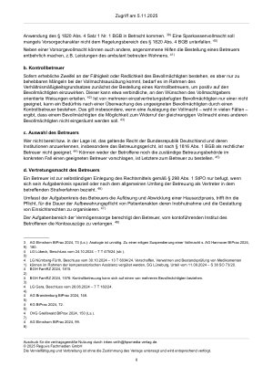 Vorschauseite 6: Aktuelles aus dem Betreuungsrecht