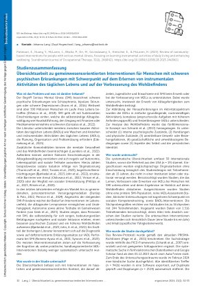 Vorschauseite 1: Studienzusammenfassung