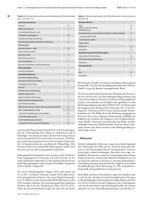 Vorschauseite 3: Reintegration aus der Forensik entlassener psychisch kranker Personen in die Gemeindepsychiatrie Erhebungen im Gemeindepsychiatrischen Verbund (GPV) Stuttgart 2010 bis 2019