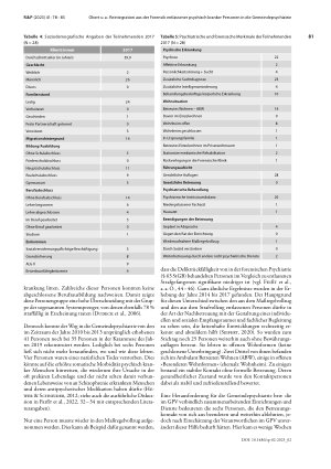 Vorschauseite 4: Reintegration aus der Forensik entlassener psychisch kranker Personen in die Gemeindepsychiatrie Erhebungen im Gemeindepsychiatrischen Verbund (GPV) Stuttgart 2010 bis 2019