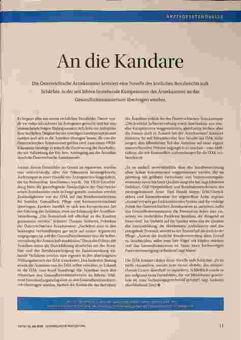 Vorschauseite 1: An die Kandare