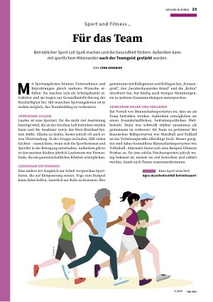 Vorschauseite 1: Sport und Fitness _ Für das Team