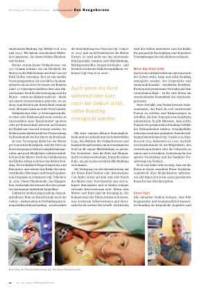 Vorschauseite 4: Bonding first! Nähe als Medizin im Perinatalzentrum