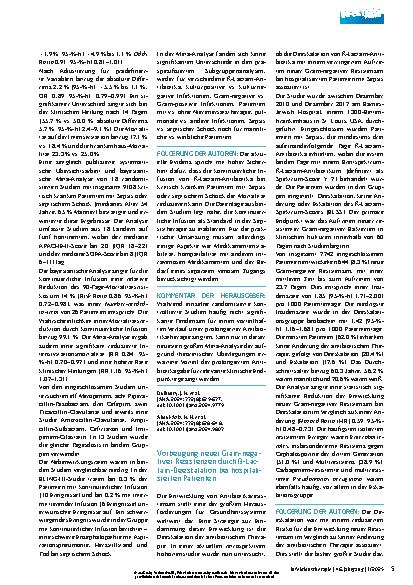 Vorschauseite 4: Aktuelle Epidemiologie und Diagnostik in der Mikrobiologie