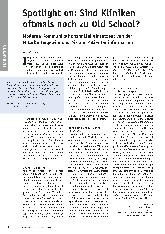 Vorschauseite 1: Spotlight on: Sind Kliniken oft noch zu Old School?