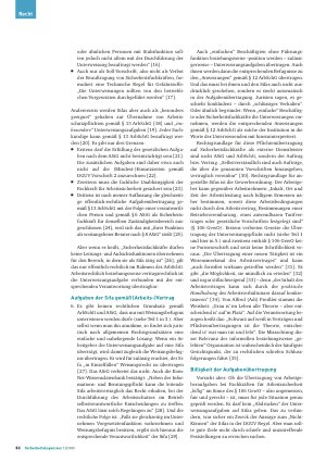 Vorschauseite 2: DGUV Regel 100 – 001 Fehlurteile zu Weisungsbefugnis und Verantwortung der Sifas bei Unterweisungen