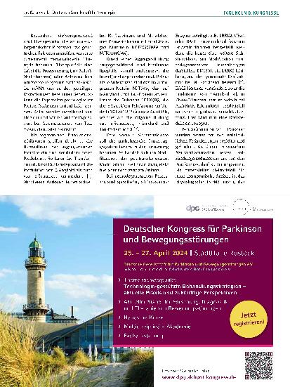 Vorschauseite 2: 96. Kongress der Deutschen Gesellschaft für Neurologie