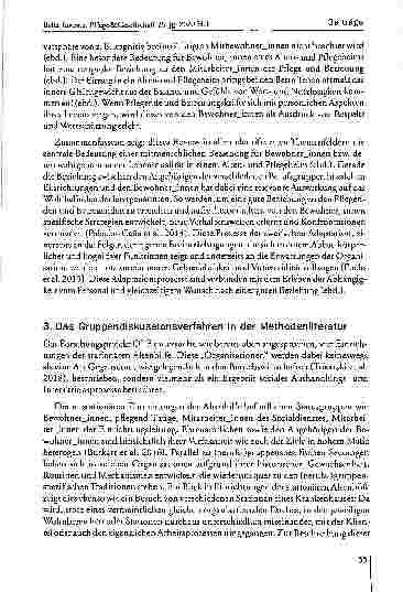 Vorschauseite 6: Bewohnerinnen von Altenpflegeeinrichtungen als Zielgruppe des Gruppendiskussionsverfahrens: Eine forschungsmethodische Reflexion