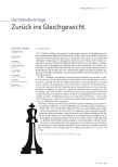 Vorschauseite 2: Zurück ins Gleichgewicht