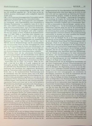 Vorschauseite 5: Krankenversicherungsrecht ♦ Vertrag zur Heilmittelversorgung (hier: Physiotherapie) - Schiedsspruch - kein zwingendes Preisfestsetzungsmodell