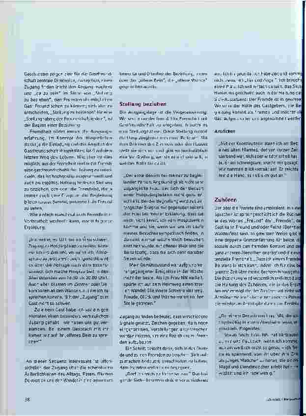 Vorschauseite 2: Wir wissen viel aus der Erfahrung einer gastfreundschaftlichen Begleitung ehrenamtlicher Hospizhelferinnen.
