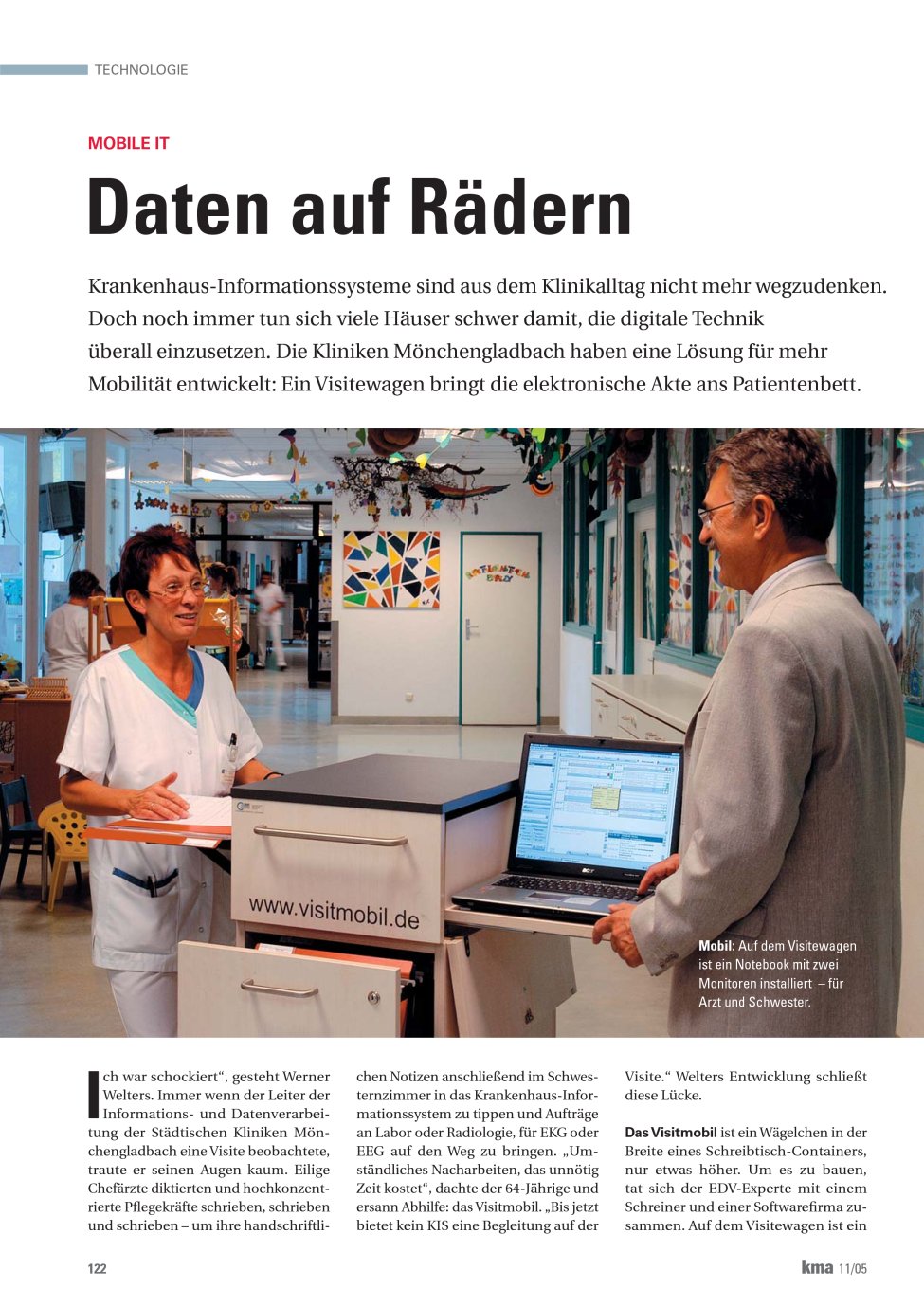 Vorschauseite 1: Daten auf Rädern