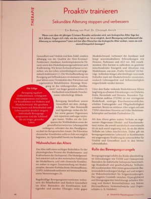Vorschauseite 1: Proaktiv trainieren Sekundäre Alterung stoppen und verbessern