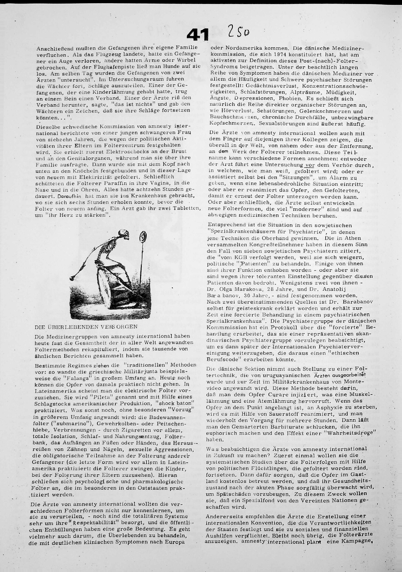 Vorschauseite 2: Folter in Argentinien