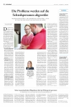 Vorschauseite 1: Die Probleme werden auf die Schiedspersonen abgewälzt.
