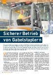 Vorschauseite 1: Sicherer Betrieb von Gabelstaplern