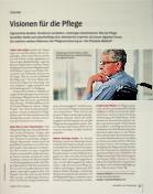 Vorschauseite 1: Visionen für die Pflege