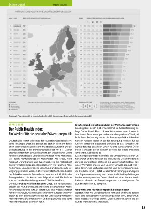 Vorschauseite 1: Der Public Health Index Ein Weckruf für die deutsche Präventionspolitik