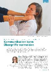 Vorschauseite 1: Kommunikation kann Übergriffe vermeiden.
