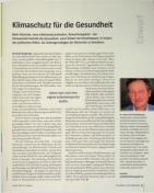 Vorschauseite 1: Klimaschutz für die Gesundheit