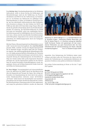 Vorschauseite 2: 11. Symposium „Aktuelle Krankenhaushygiene“ Fortbildungsveranstaltung am 1. April 2026 in Herne