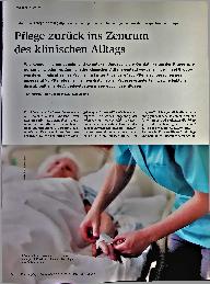 Vorschauseite 1: Pflege zurück ins Zentrum des klinischen Alltags