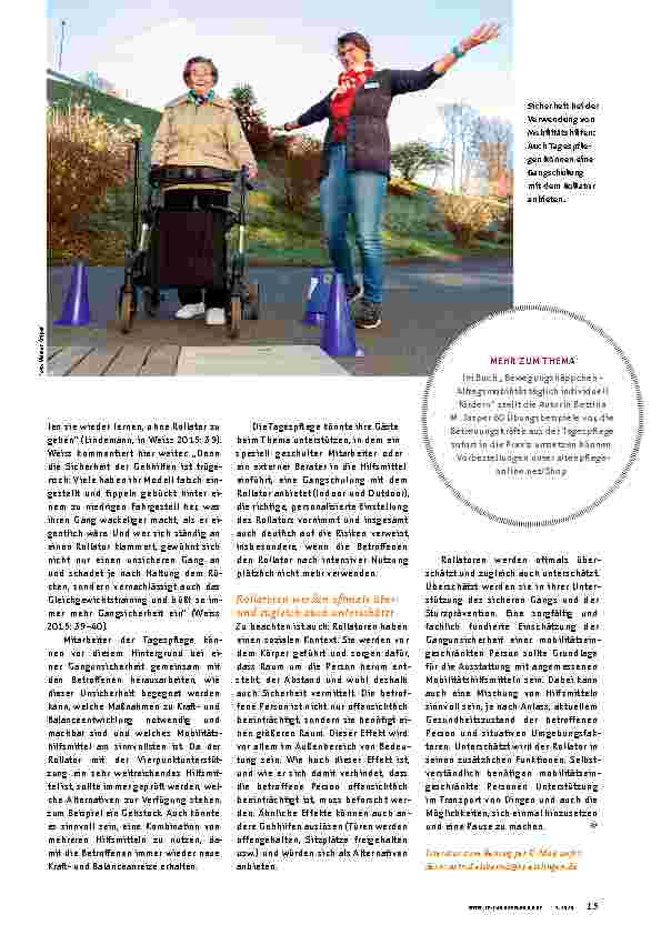 Vorschauseite 2: Der Rollator auf dem Prüfstand