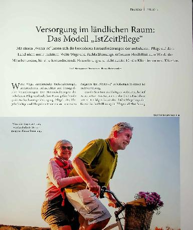 Vorschauseite 1: Versorgung im ländlichen Raum: Das Modell „IstZeitPflege“