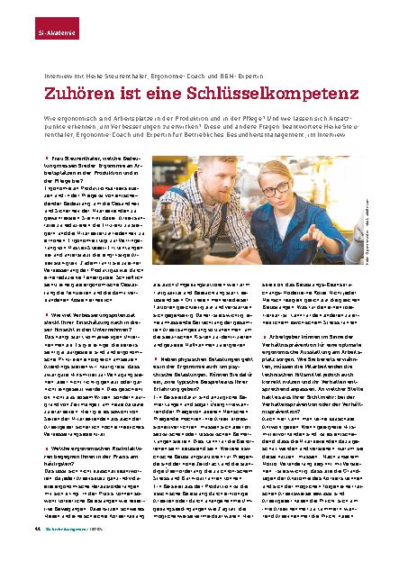 Vorschauseite 1: Zuhören ist eine Schlüsselkompetenz.