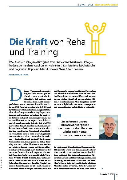 Vorschauseite 2: Die Kraft von Reha und Training