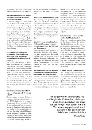 Vorschauseite 2: «Der Gestaltung des Alltags und dem Leben mehr Gewicht geben»