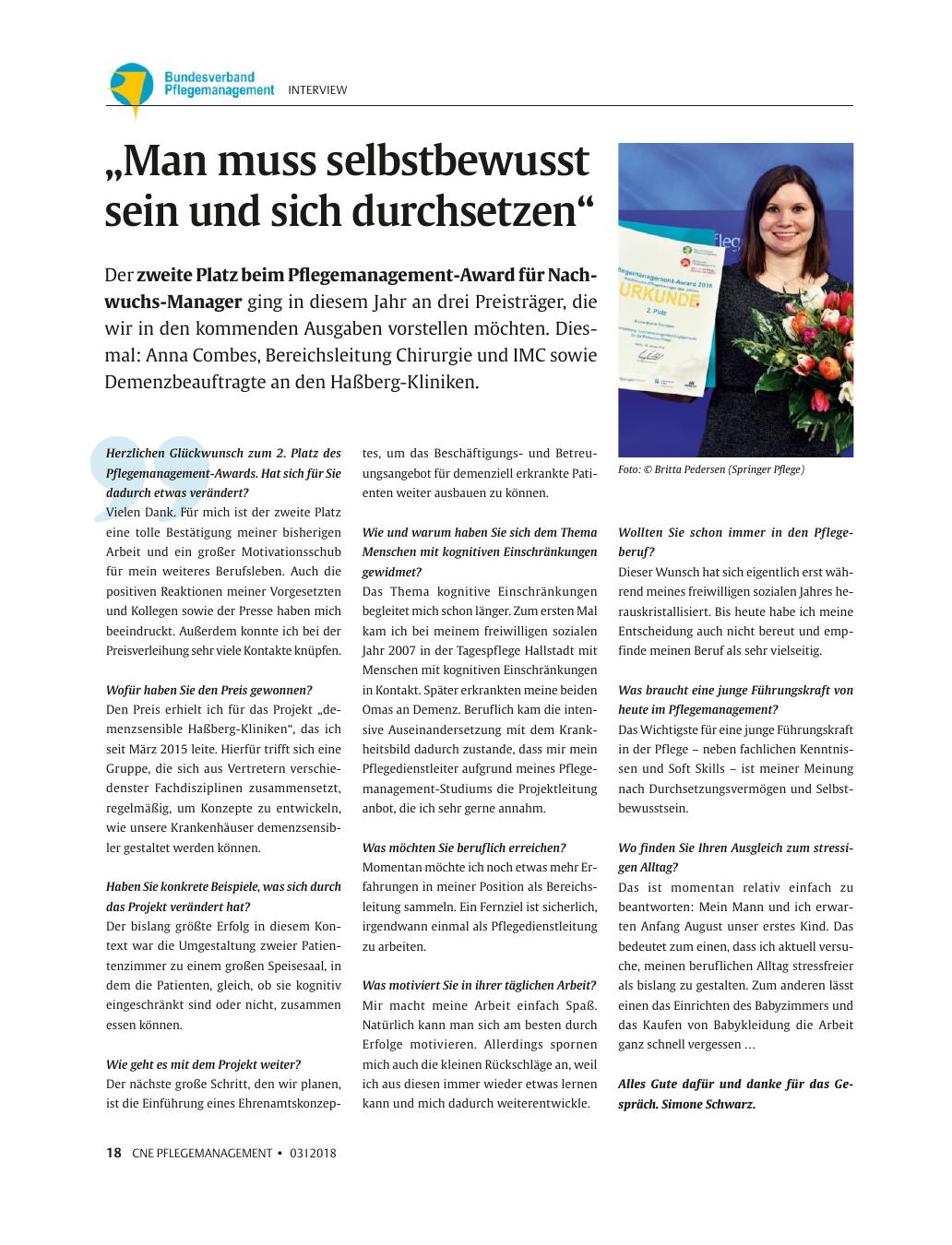 Vorschauseite 1: ?Man muss selbstbewusst sein und sich durchsetzen?