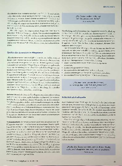 Vorschauseite 2: Zuversicht in schwierigen Zeiten Eine integrative Perspektive für Pflegefachpersonen
