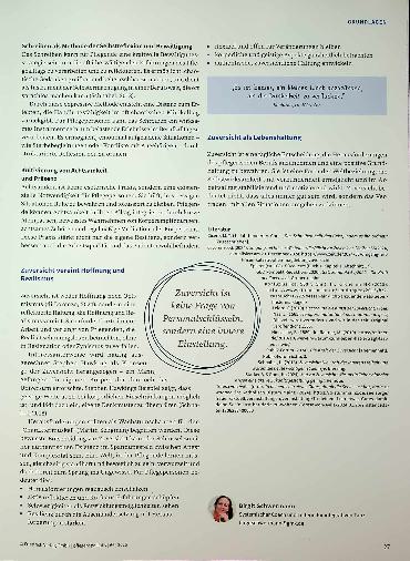 Vorschauseite 4: Zuversicht in schwierigen Zeiten Eine integrative Perspektive für Pflegefachpersonen