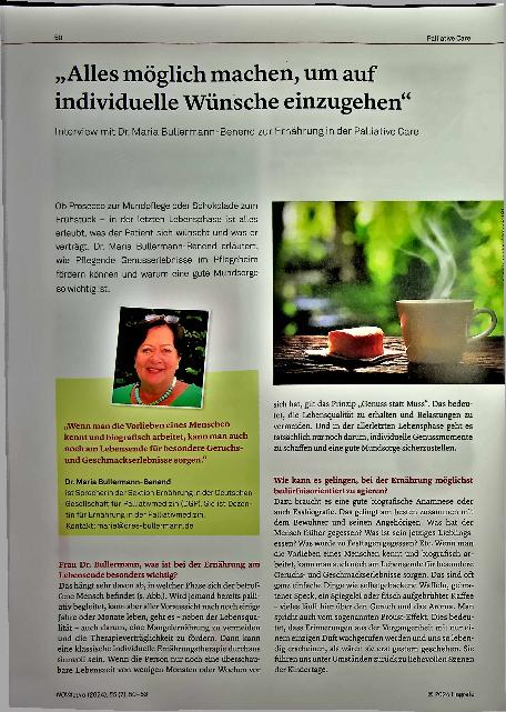 Vorschauseite 1: "Alles möglich machen, um auf individuelle Wünsche einzugehen"
