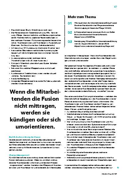 Vorschauseite 2: Ein wichtiger Schritt