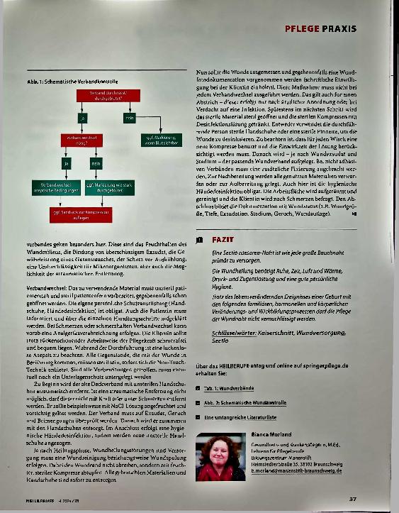 Vorschauseite 3: Gut versorgt nach Sectio