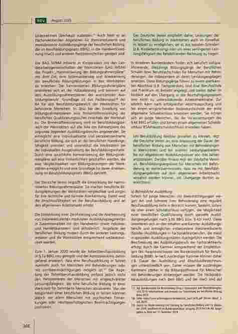 Vorschauseite 5: Bestandsaufnahme und Empfehlungen des Deutschen Vereins zur selbstbestimmten Teilhabe am Arbeitsleben von Menschen mit Behinderungen.